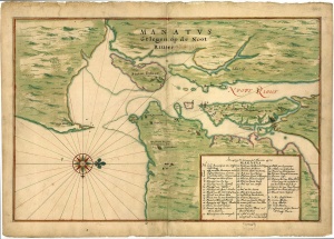 New Amsterdam Map 1739